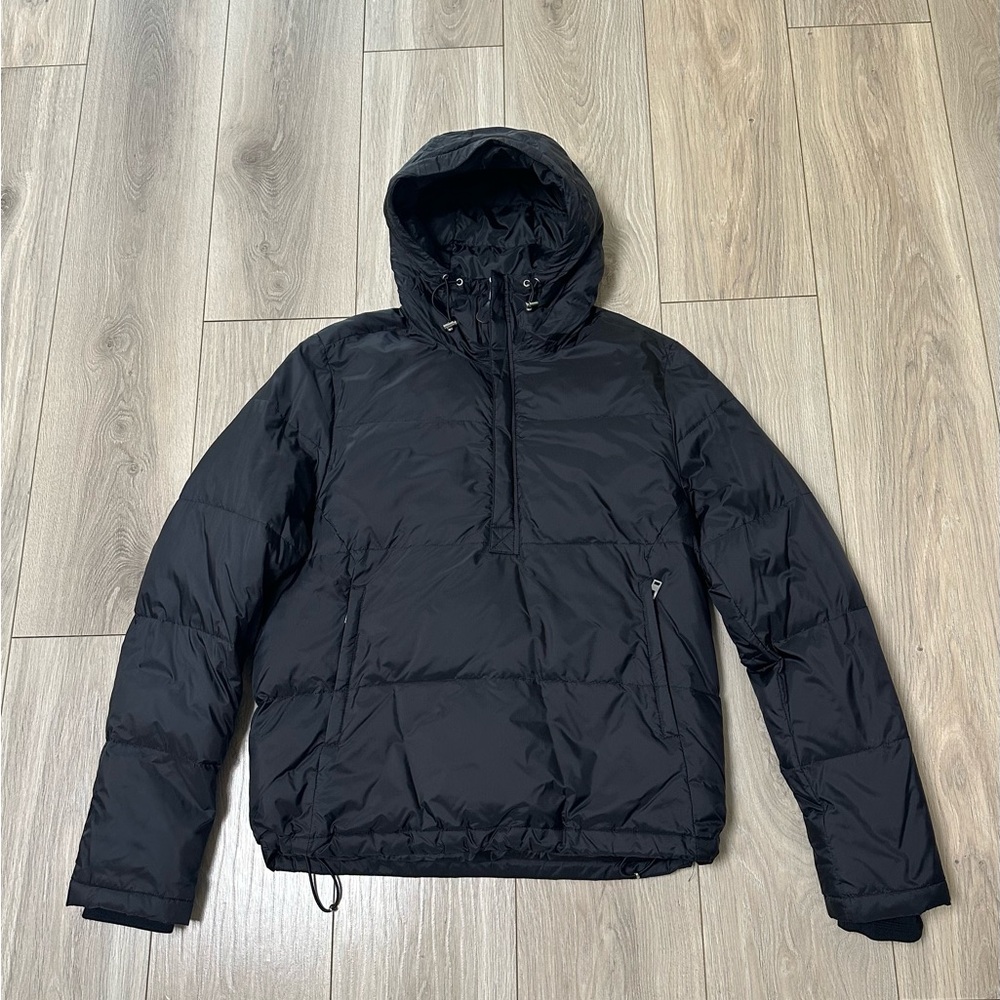 J.Lindeberg Black Puffer Jacket with Hood